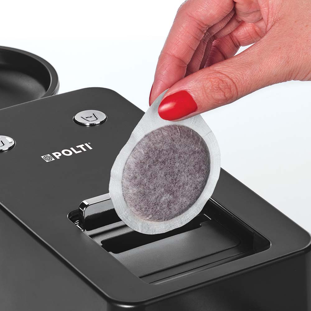 Polti Coffea S15B avec 54 kits de dégustation de dosettes incluses